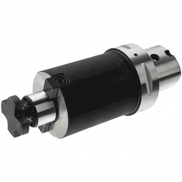 Iscar - C8 Modular Connection 22mm Pilot Diam Shell Mill Holder - 100mm Flange to Nose End Projection, 47mm Nose Diam, Through-Spindle Coolant - Exact Tool & Supply
