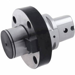 Iscar - C6 Taper Shank, 3/4" Hole Diam x 2" Nose Diam Milling Chuck - 3.78" Projection, 0.0001" TIR, Through-Spindle Coolant, - Exact Tool & Supply