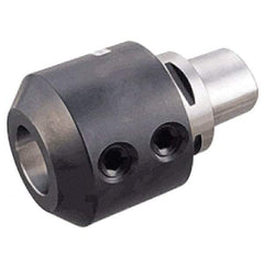 Iscar - C6 Modular Connection 1" Hole End Mill Holder/Adapter - 65mm Nose Diam, 3.347" Projection, Through-Spindle Coolant - Exact Tool & Supply