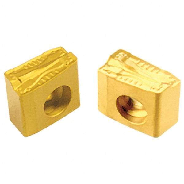 Iscar - LNMX1608 HF Grade IC9150 Carbide Turning Insert - TiCN/Al2O3/TiN Finish, 90° Rectangle, 8.5mm Thick, 3/64" Corner Radius - Exact Tool & Supply