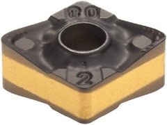 Iscar - CNMX342 M3PW Grade IC8150 Carbide Turning Insert - TiCN/Al2O3/TiCN/TiN Finish, 80° Diamond, 3/8" Inscr Circle, 0.174 Thick, 1/32" Corner Radius - Exact Tool & Supply