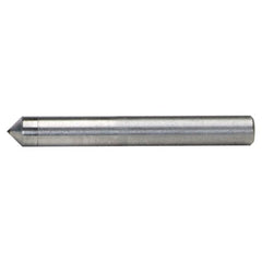 1/8″ × 1″ Diamond Dressing Tool Phono Point 90 Degree Included Angle - Exact Tool & Supply