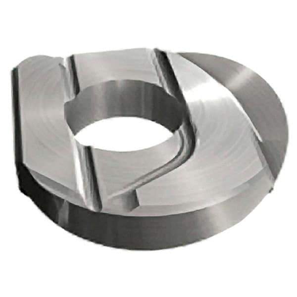 Iscar - HBRD200 QF Grade IC928 Carbide Milling Insert - TiAlN Finish, 4.65mm Thick, 20mm Inscribed Circle, 10mm Corner Radius - Exact Tool & Supply