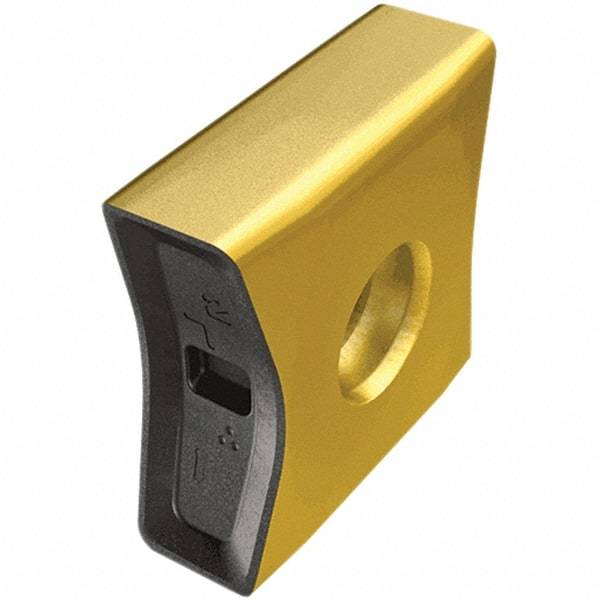 Iscar - LNAT150640 TN Grade IC830 Carbide Milling Insert - TiAlN/TiN Finish, 0.6024" Thick, 4mm Corner Radius - Exact Tool & Supply