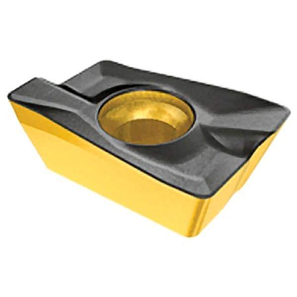 Iscar - HM90 ADCT150516 T Grade IC380 Carbide Milling Insert - TiCN/TiN Finish, 0.2303" Thick, 1.6mm Corner Radius - Exact Tool & Supply