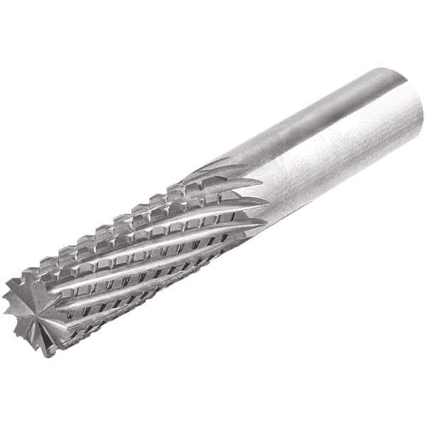 Iscar - 3/8" Diam, 1" LOC, End Mill End, Solid Carbide Diamond Pattern Router Bit - Right Hand Cut, 3" OAL, 3/8" Shank Diam, Use on Composite - Exact Tool & Supply