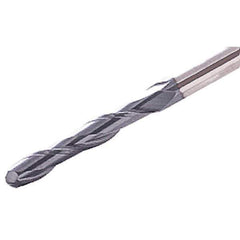 Iscar - 12mm Diam, 75mm LOC, 2 Flute Solid Carbide Ball End Mill - TiAlN Finish, Single End, 150mm OAL, 12mm Shank Diam, Spiral Flute - Exact Tool & Supply