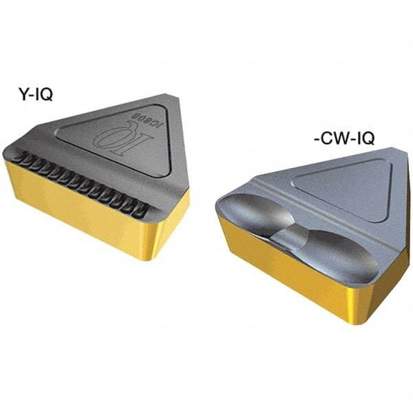 Iscar - 1615TIGER Grade IC808, 16mm Cutting Width Carbide Grooving Insert - Neutral, 1.5mm Corner Radius, TiAlN/AlTiN/TiN Finish - Exact Tool & Supply