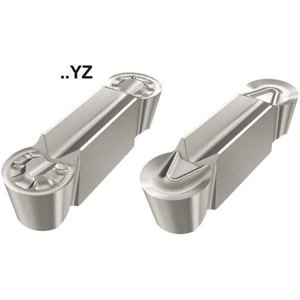 Iscar - 8040FSPA Grade ID5, 8mm Cutting Width Polycrystalline Diamond (PCD) Grooving Insert - 3.99mm Max Depth of Cut, Neutral, 3.99mm Corner Radius - Exact Tool & Supply
