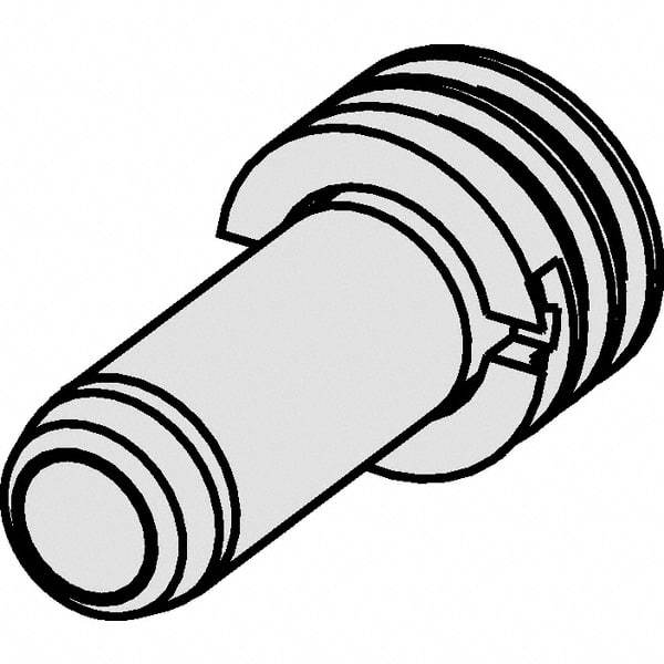 Kennametal - Rotary Tool Holder Coolant Supply Unit Assembly - Use with HSK Shank Tool, Compatible with HSK63A, HSK80F Taper Size - Exact Tool & Supply