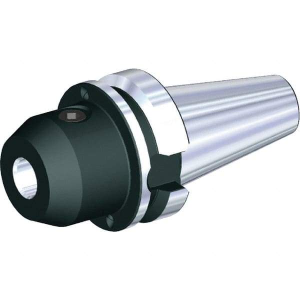 Kennametal - BTKV50 Taper Shank 50mm Hole End Mill Holder/Adapter - 99.5mm Nose Diam, 130mm Projection, Through-Spindle & DIN Flange Coolant - Exact Tool & Supply
