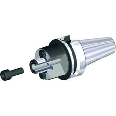 Kennametal - BTKV40 Taper Shank 22mm Pilot Diam Shell Mill Holder - 55mm Flange to Nose End Projection, 49mm Nose Diam, M10x1.5 Lock Screw, Through-Spindle & DIN Flange Coolant - Exact Tool & Supply