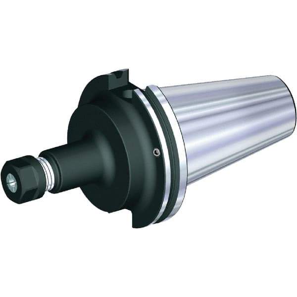 Kennametal - 0.5mm to 10mm Capacity, 2-1/2" Projection, CVKV40 Taper Shank, ER16 Collet Chuck - Through-Spindle & DIN Flange Coolant - Exact Tool & Supply