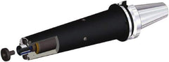Kennametal - BTKV50 Taper Shank 27mm Pilot Diam Shell Mill Holder - 320mm Flange to Nose End Projection, 61mm Nose Diam, M12x1.75 Lock Screw, Through-Spindle & DIN Flange Coolant - Exact Tool & Supply
