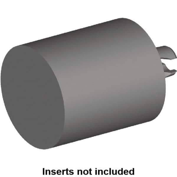 Kennametal - Modular Connection, 75mm Diameter, Tool Holder Blank - 62mm Projection Gage Line to Nose End - Exact Tool & Supply