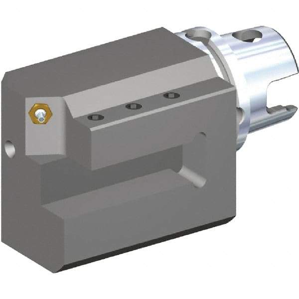 Kennametal - Left Hand Cut, Size KM80ATC, Modular Turning & Profiling Cutting Unit Head - 150mm Head Length, Through Coolant - Exact Tool & Supply