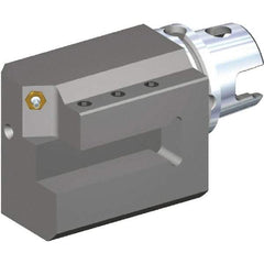 Kennametal - Left Hand Cut, Size KM80ATC, Modular Turning & Profiling Cutting Unit Head - 150mm Head Length, Through Coolant - Exact Tool & Supply