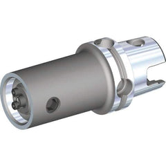 Kennametal - KM80TS Outside Modular Connection, KM63 Inside Modular Connection, KM80 to KM63 Reducing Adapter - 80mm Projection, 63mm Nose Diam, Through Coolant - Exact Tool & Supply