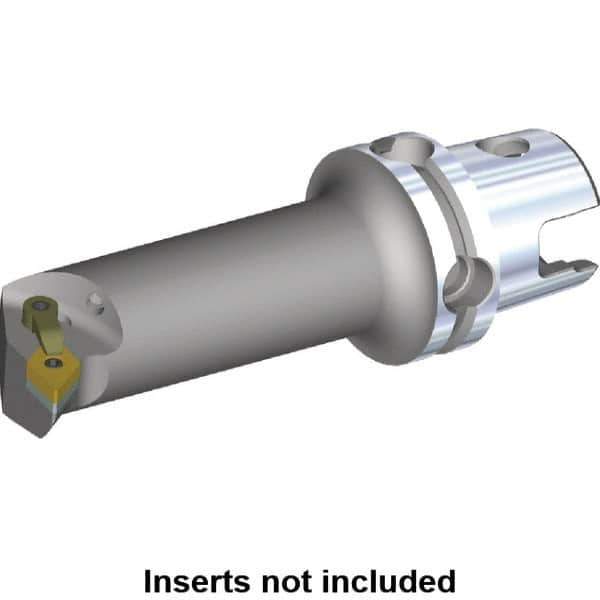 Kennametal - Left Hand Cut, 40mm Min Bore Diam, Size KM50 Modular Boring Cutting Unit Head - 2.7559" Max Bore Depth, Through Coolant, Compatible with DN.. - Exact Tool & Supply