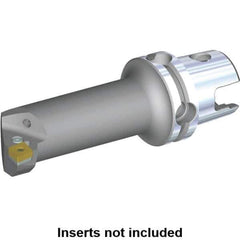 Kennametal - Right Hand Cut, 32mm Min Bore Diam, Size KM40 Modular Boring Cutting Unit Head - 2.9528" Max Bore Depth, Through Coolant, Compatible with CN.. - Exact Tool & Supply