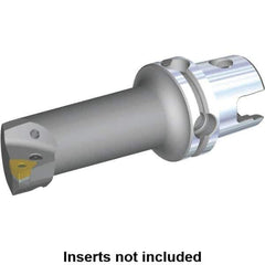 Kennametal - Left Hand Cut, 32mm Min Bore Diam, Size KM40 Modular Boring Cutting Unit Head - 3.0315" Max Bore Depth, Through Coolant, Compatible with WN.. - Exact Tool & Supply