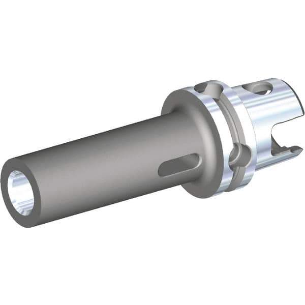 Kennametal - KM50 Outside Modular Connection, 1MT Inside Taper, KM to Morse Taper Adapter - 95mm Projection, 25mm Nose Diam - Exact Tool & Supply