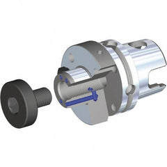 Kennametal - KM80ATC Modular Connection 32mm Pilot Diam Shell Mill Holder - 40mm Flange to Nose End Projection, 78mm Nose Diam, M16x2.0 Lock Screw, Through-Spindle Coolant - Exact Tool & Supply