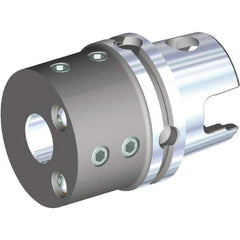 Kennametal - 40mm Bore Diam, 80mm Body Diam x 105mm Body Length, Boring Bar Holder & Adapter - 0.315" Screw Thread Lock, 76mm Bore Depth, Internal & External Coolant - Exact Tool & Supply