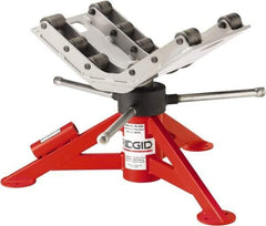 Ridgid - 6" to 24" Pipe Capacity, Adjustable Pipe Stand - 16" to 31" High, 4,500 Lb Capacity - Exact Tool & Supply