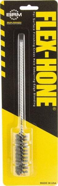Brush Research Mfg. - 5/8" to 0.709" Bore Diam, 120 Grit, Boron Carbide Flexible Hone - Medium, 8" OAL - Exact Tool & Supply