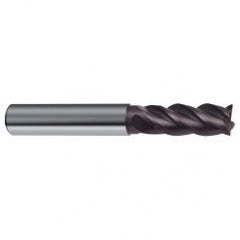 1/4" Dia. - 2-1/2" OAL - 4 FL Variable Helix Firex Carbide End Mill - Exact Tool & Supply