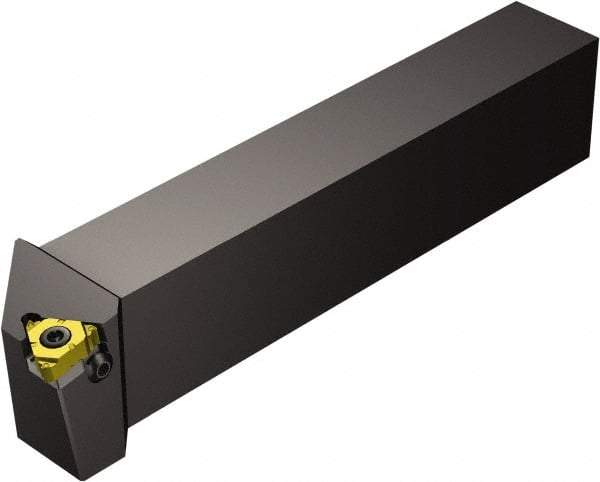 Sandvik Coromant - External Thread, Left Hand Cut, 3/4" Shank Width x 3/4" Shank Height Indexable Threading Toolholder - 4-1/2" OAL, 266.LG-16.. Insert Compatibility, 266R/LFG Toolholder, Series CoroThread 266 - Exact Tool & Supply