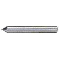 1/8″ × 1″ Diamond Dressing Tool Phono Point 60 Degree Included Angle - Exact Tool & Supply