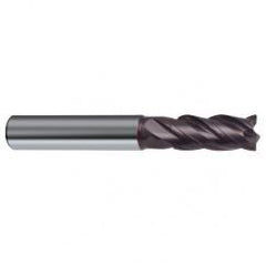 7/16" Dia. - 2-3/4" OAL - 4 FL Variable Helix Firex Carbide End Mill - Exact Tool & Supply