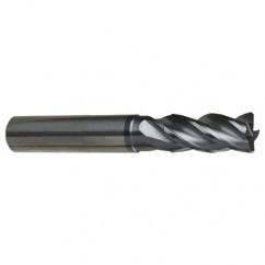 3/8" Dia. - 2-1/2" OAL - 4 FL Variable Helix Nano-A Carbide End Mill - Exact Tool & Supply