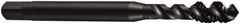 DORMER - 1/2-14" BSPP, 4 Flutes, Bottoming Chamfer, Oxide Coated, Cobalt British Standard Pipe Tap - Series E043 - Exact Tool & Supply