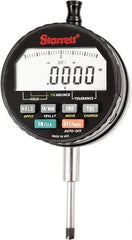Starrett - 1" Max Measurement, 0.00005" Graduation, Electronic Drop Indicator - Accurate to 0.0001", Inch & Metric System, LCD Display - Exact Tool & Supply
