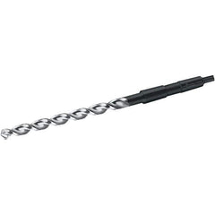 Walter-Titex - 19.75mm, 2MT 130° Point High Speed Steel Taper Shank Drill Bit - Bright/Oxide Finish, 177mm Flute Length, 275mm OAL, Parabolic Flute, Series A4422 - Exact Tool & Supply