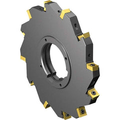 Sandvik Coromant - 0.2362" Cutting Width, 1" Depth of Cut, 1.2598" Hole Diam, 10 Tooth Indexable Slotting Cutter - Neutral Cutting Direction - Exact Tool & Supply