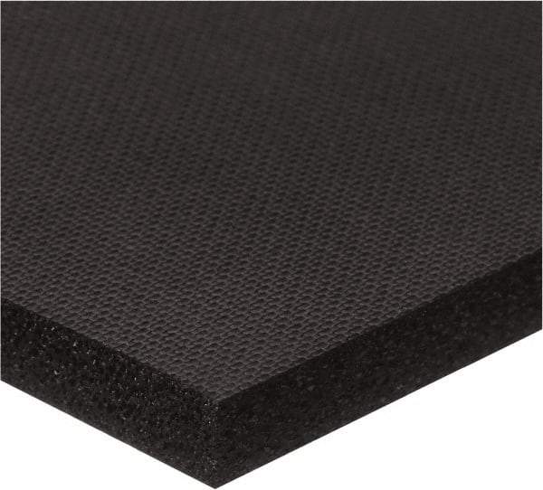 Value Collection - 7/16" Thick x 1" Wide x 10' Long Black Closed Cell Buna-N Foam Rubber Roll - Stock Length, Adhesive Back, -40°F to 200°F - Exact Tool & Supply