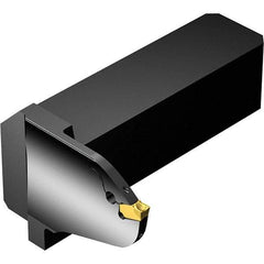 Sandvik Coromant - Right Hand, 22mm Max Depth of Cut, Indexable Grooving Tool Holder - 25mm Shank Height, 25mm Shank Width, Through Coolant - Exact Tool & Supply