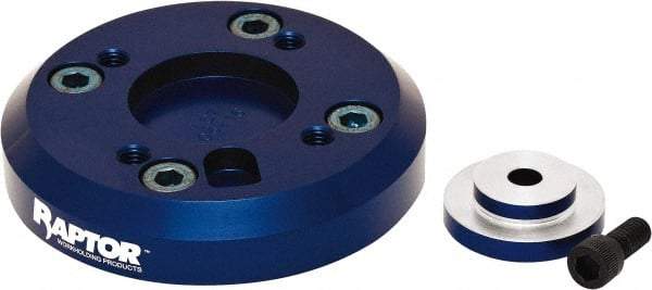 Raptor Workholding - 3-15/16" Jaw Width, 3/4" High Riser - For Use with 4 & 5 Axis Workholding Systems - Exact Tool & Supply