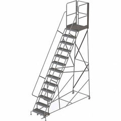 TRI-ARC - Rolling & Wall Mounted Ladders & Platforms Type: Rolling Warehouse Ladder Style: Rolling Platform Ladder - Exact Tool & Supply