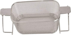 CREST ULTRASONIC - Stainless Steel Parts Washer Basket - 5.177" High, Use with Parts Washers - Exact Tool & Supply