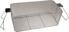 CREST ULTRASONIC - Stainless Steel Parts Washer Basket - 5.177" High, Use with Parts Washers - Exact Tool & Supply