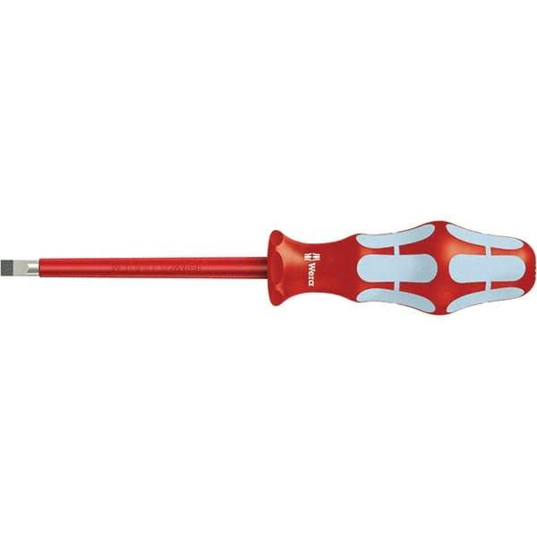 Wera - 3-1/8" Blade Length Insulated Screwdriver - 137mm OAL - Exact Tool & Supply