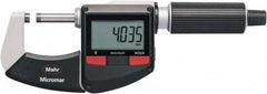 Mahr - Carbide-Tipped IP40 Rapid Measurement Electronic Outside Micrometer - Exact Tool & Supply