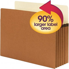 SMEAD - 11-3/4 x 9-1/2", Letter Size, Redrope, Expansion Folders - Exact Tool & Supply