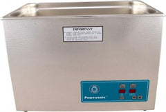 CREST ULTRASONIC - Bench Top Water-Based Ultrasonic Cleaner - 7 Gal Max Operating Capacity, Stainless Steel Tank, 14-1/2" High x 21" Long x 12-3/4" Wide, 230 Input Volts - Exact Tool & Supply