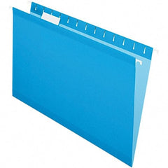 Pendaflex - 8-1/2 x 14", Legal, Blue, Hanging File Folder - 11 Point Stock, 1/5 Tab Cut Location - Exact Tool & Supply